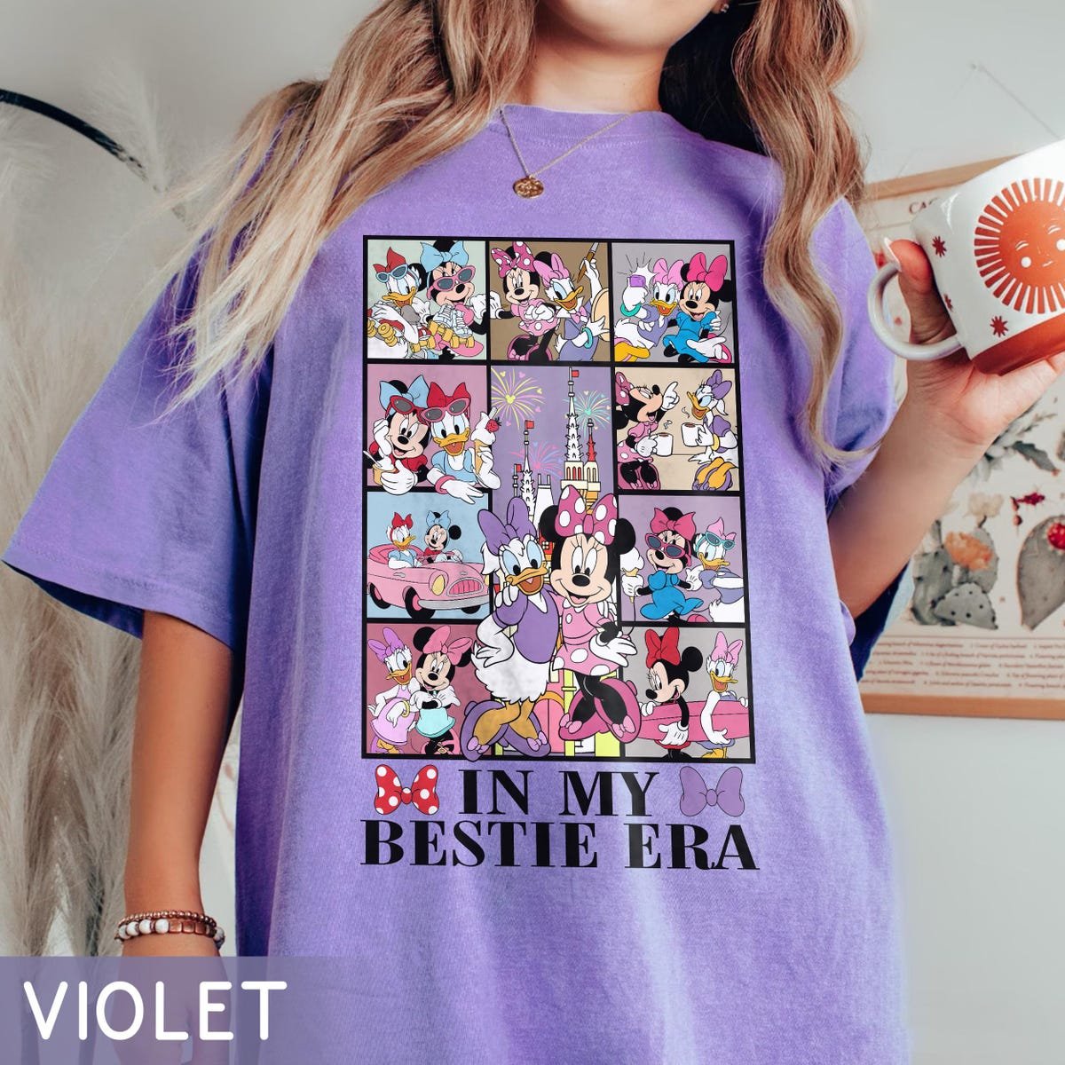 Disney Bestie Era Shirt Minnie Daisy Donald Trip Tee