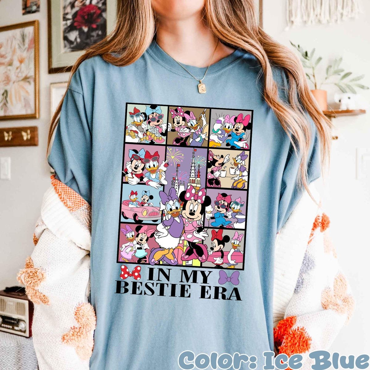 Disney Bestie Era Shirt Minnie Daisy Donald Trip Tee