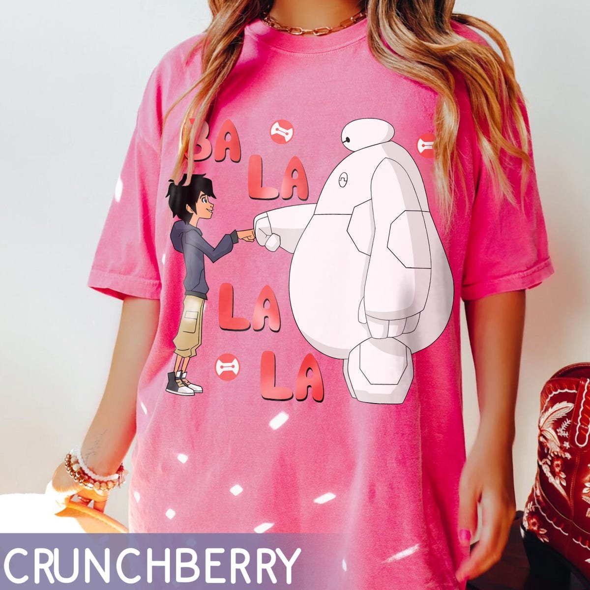 Disney Big Hero 6 Baymax and Hiro Watercolor T-Shirt