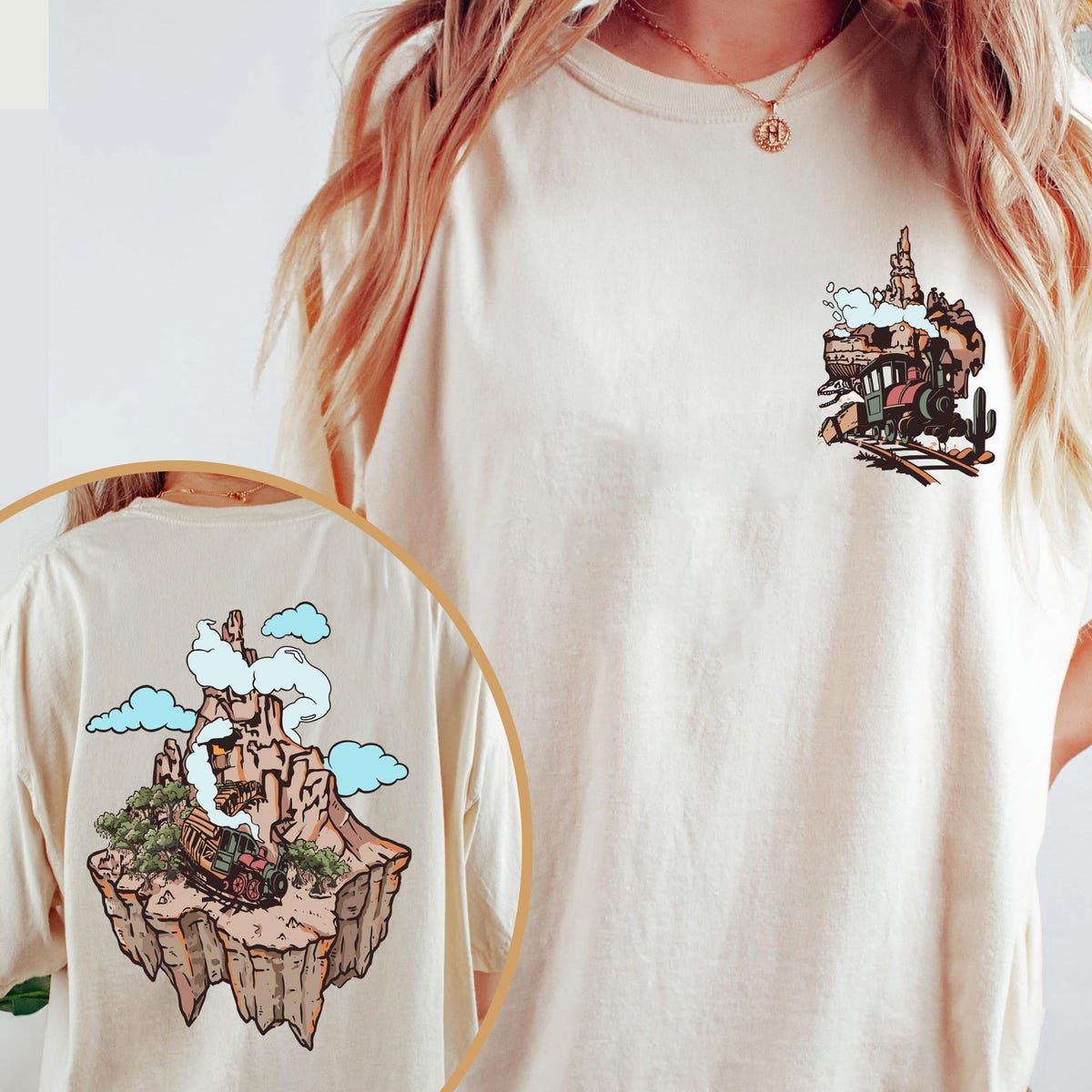 Disney Big Thunder Mountain T-Shirt Minnie Mouse Vintage Disneyland Tee