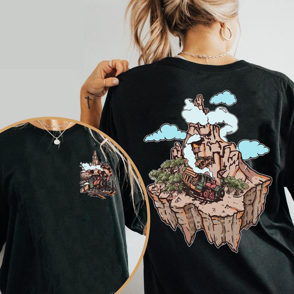 Disney Big Thunder Mountain T-Shirt Minnie Mouse Vintage Disneyland Tee