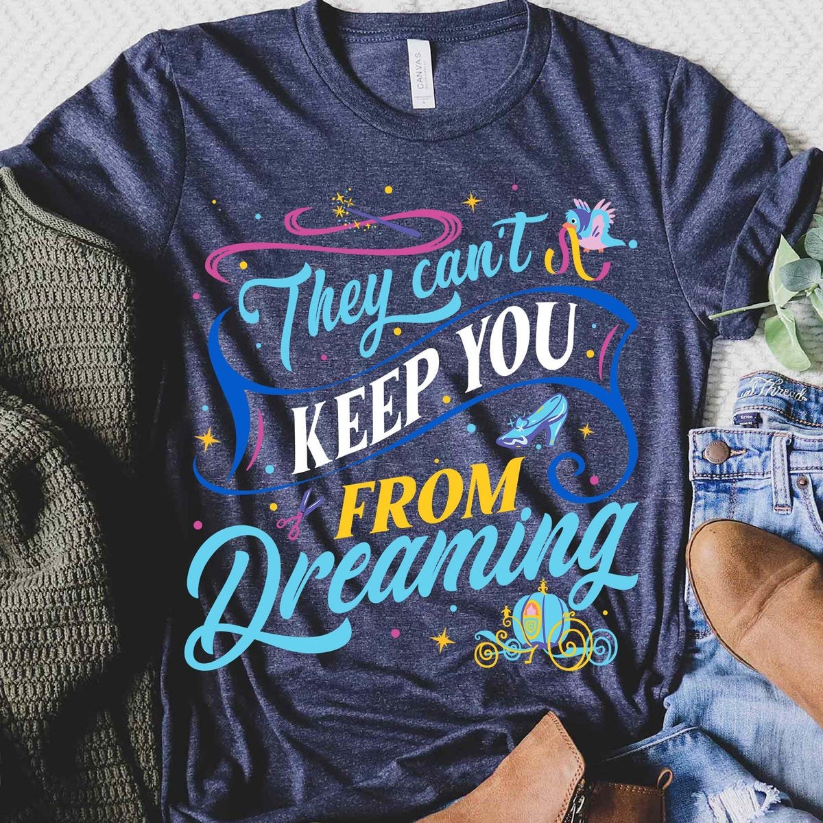 Disney Cinderella Princess Shirt Vintage Disneyland Tee