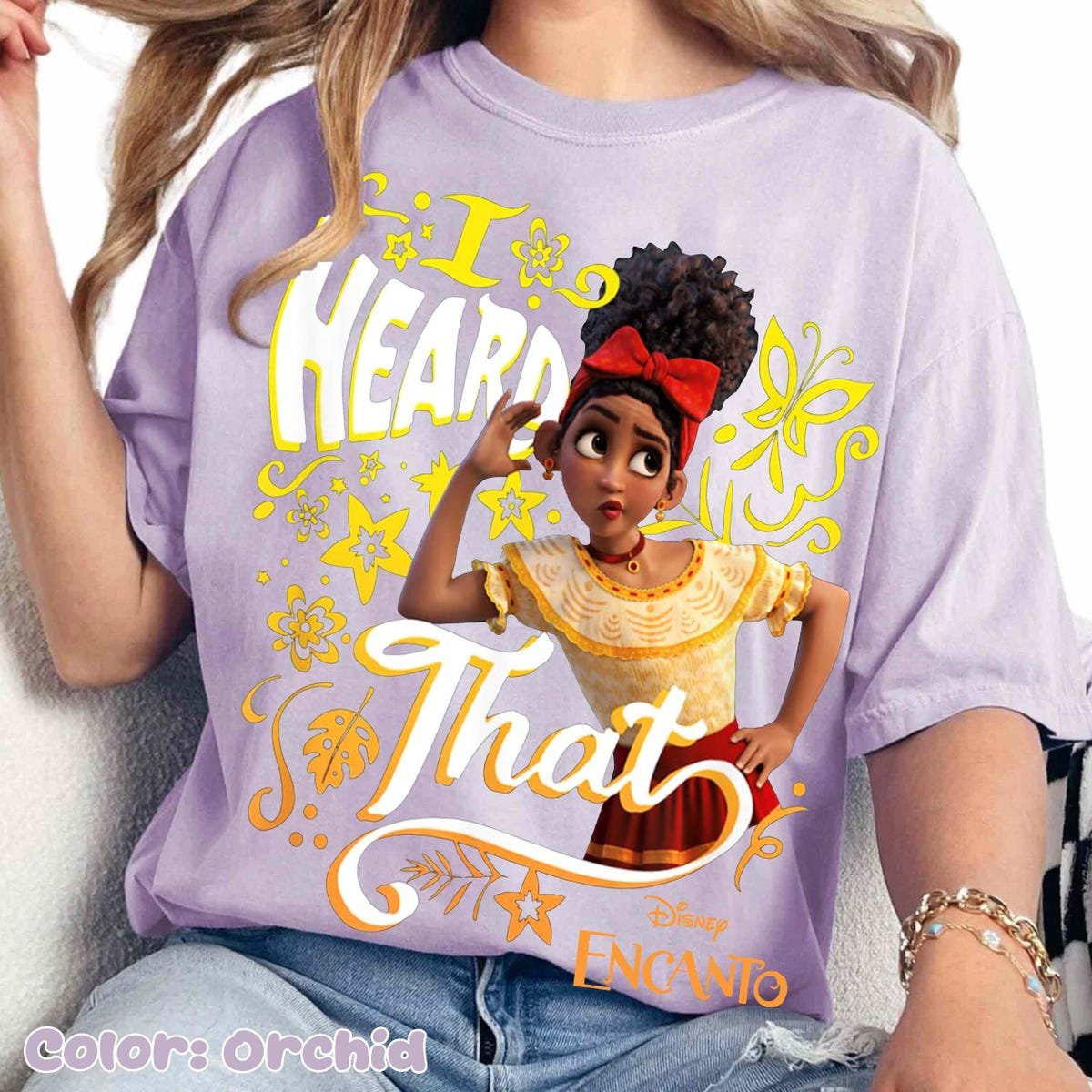 Disney Encanto Dolores Graphic Tee for Family Vacation 2025