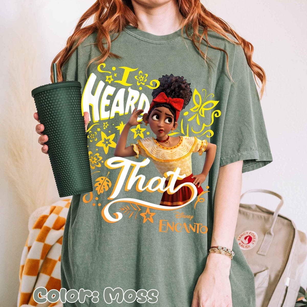 Disney Encanto Dolores Graphic Tee for Family Vacation 2025