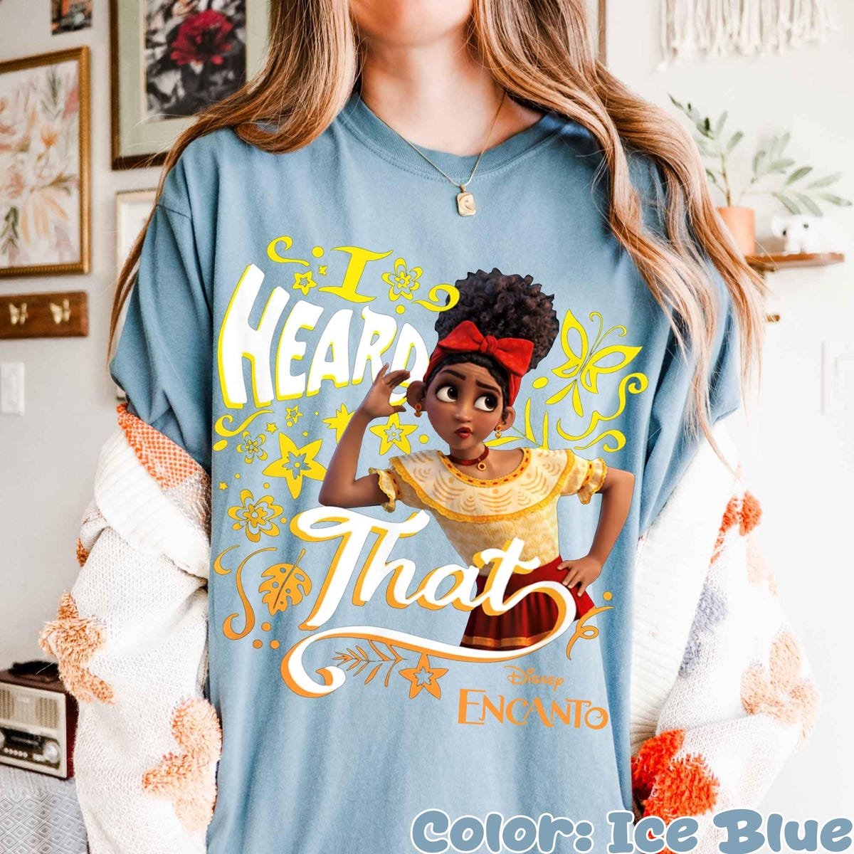 Disney Encanto Dolores Graphic Tee for Family Vacation 2025