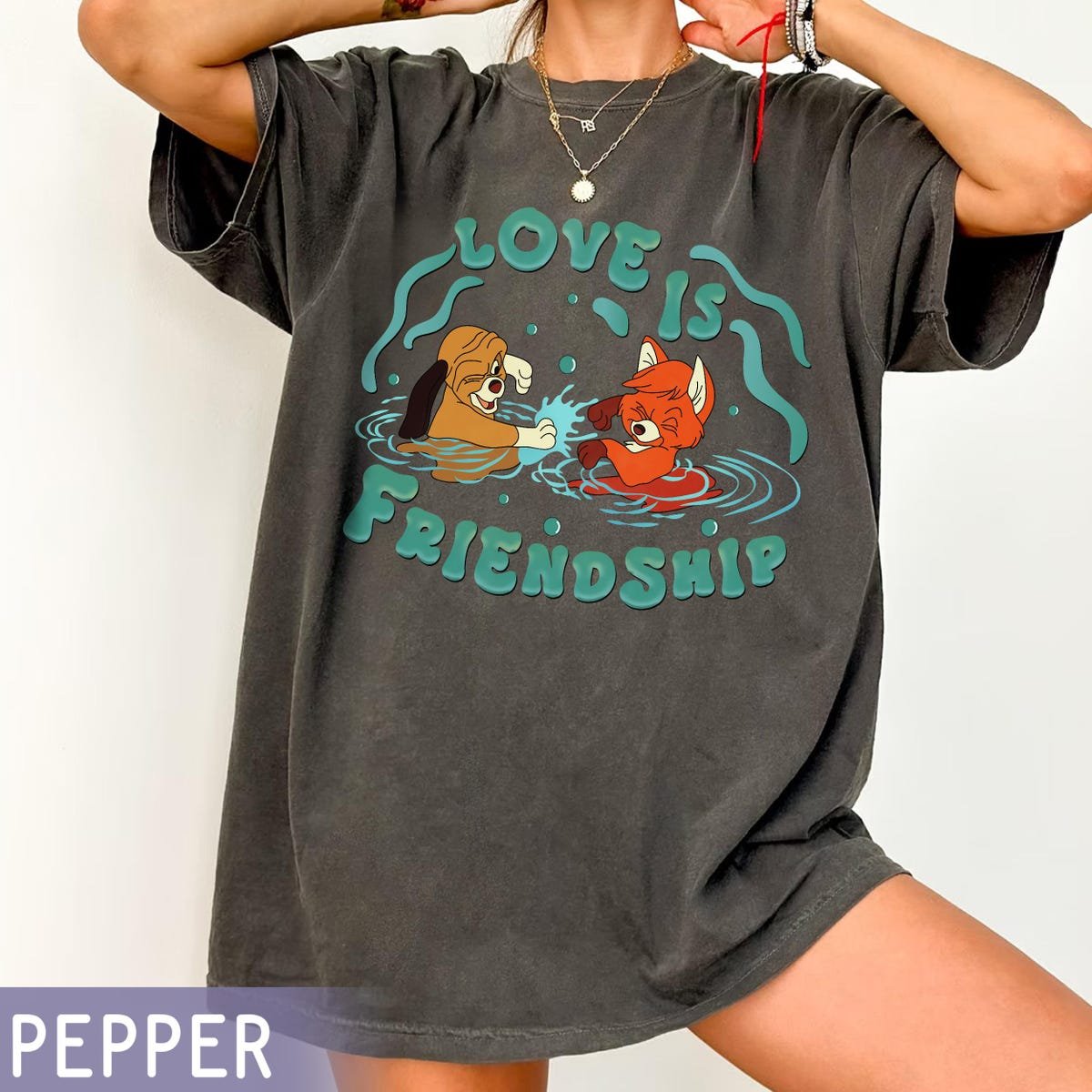 Disney Fox And Hound Shirt Tod Copper Friendship Tee 2025