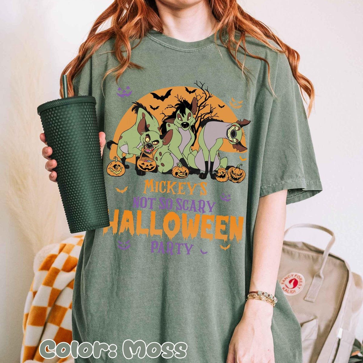 Disney Halloween Hyenas T-Shirt Lion King Villains Pumpkin Tee