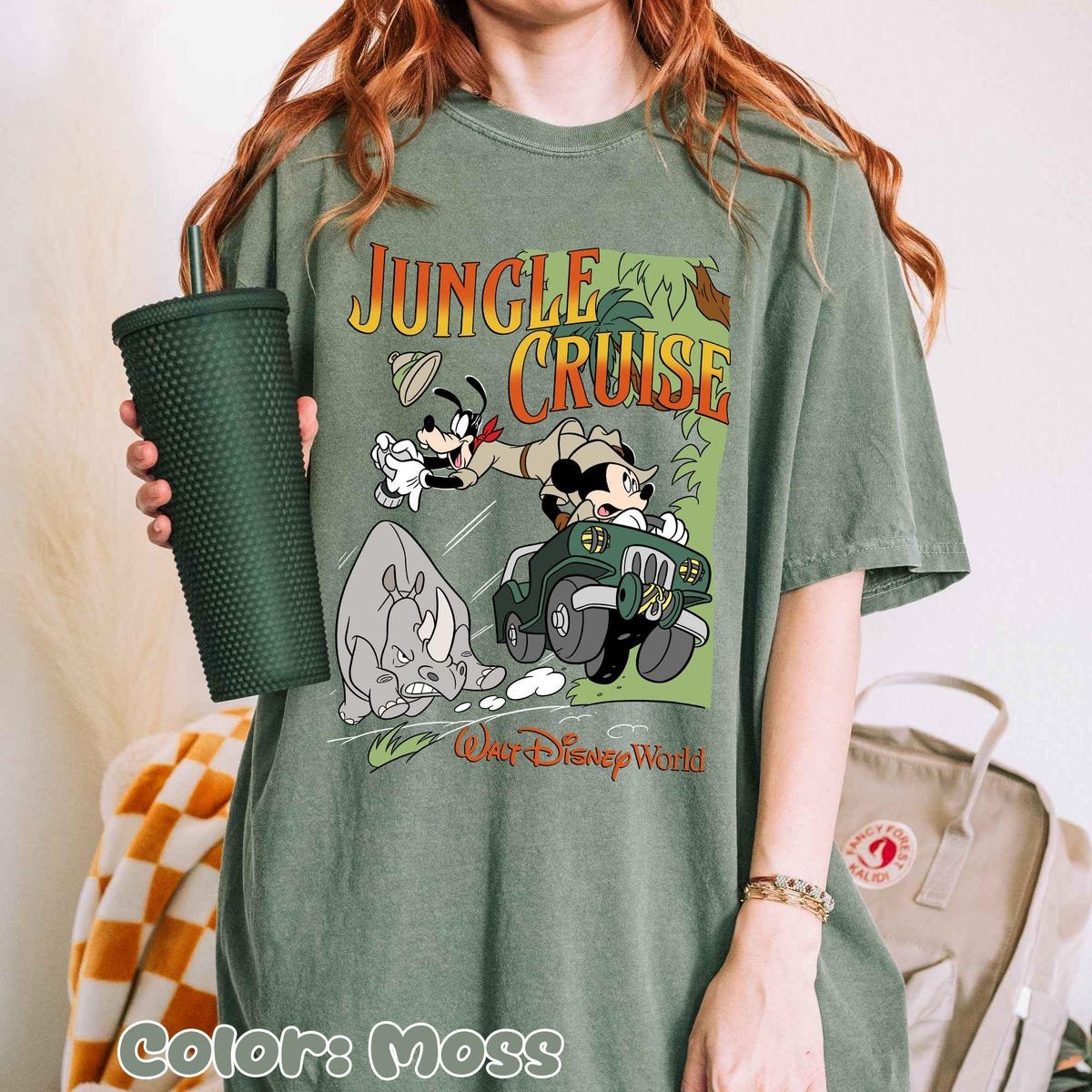 Disney Jungle Cruise Shirt Mickey Goofy Vintage Adventure Tee