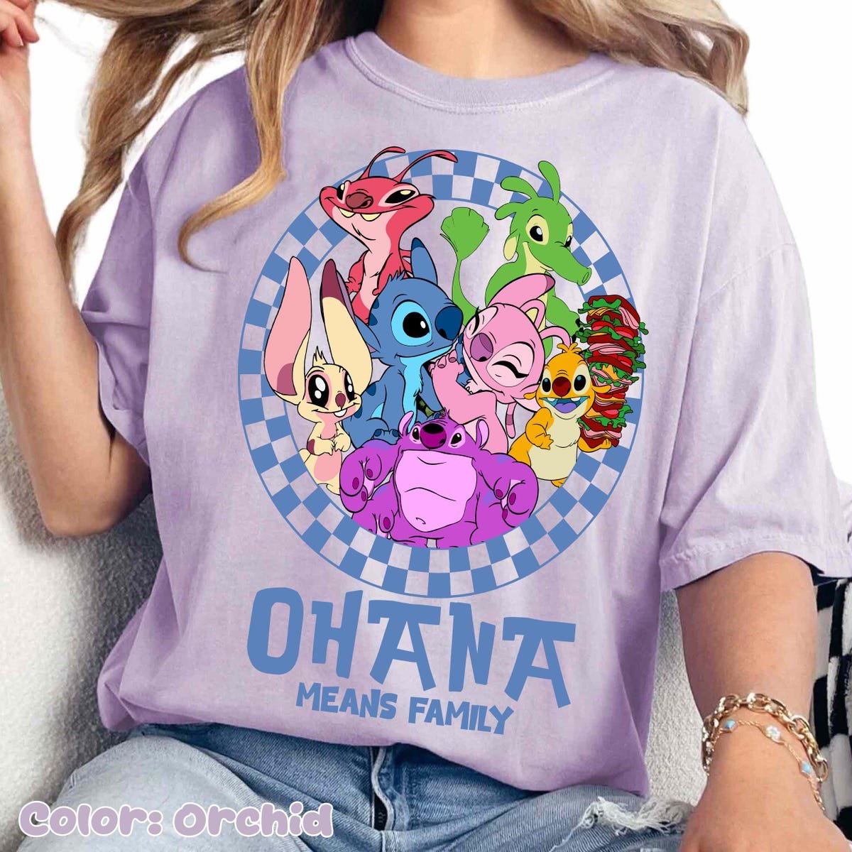 Disney Lilo And Stitch Family Shirt Group Tee Disneyland Outfits 2025