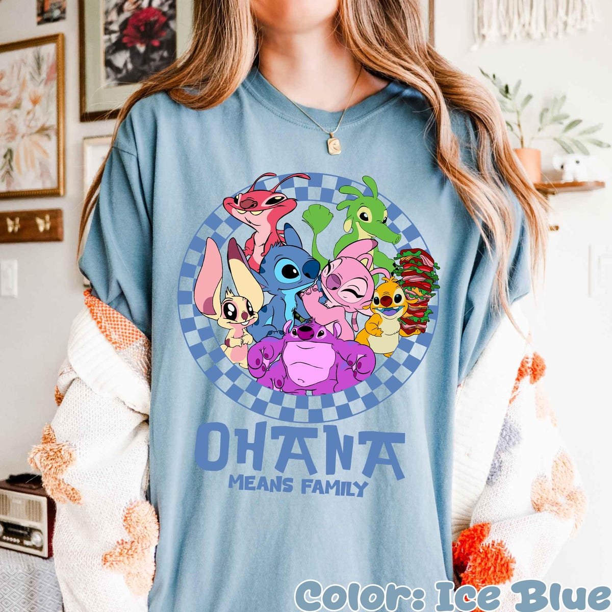 Disney Lilo And Stitch Family Shirt Group Tee Disneyland Outfits 2025