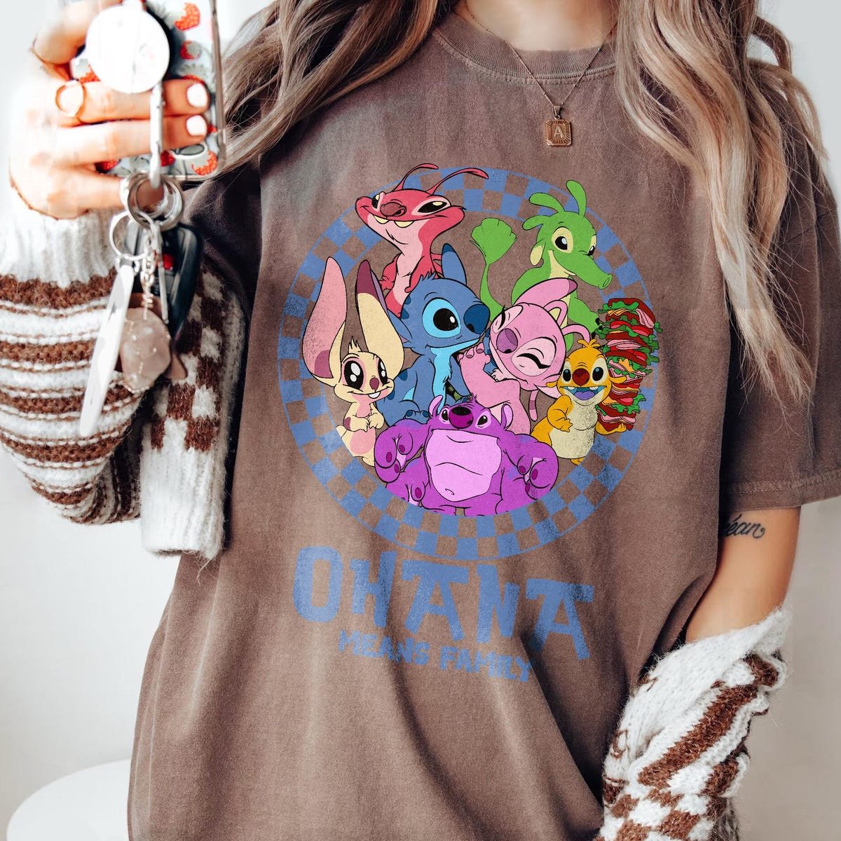 Disney Lilo And Stitch Family Shirt Group Tee Disneyland Outfits 2025