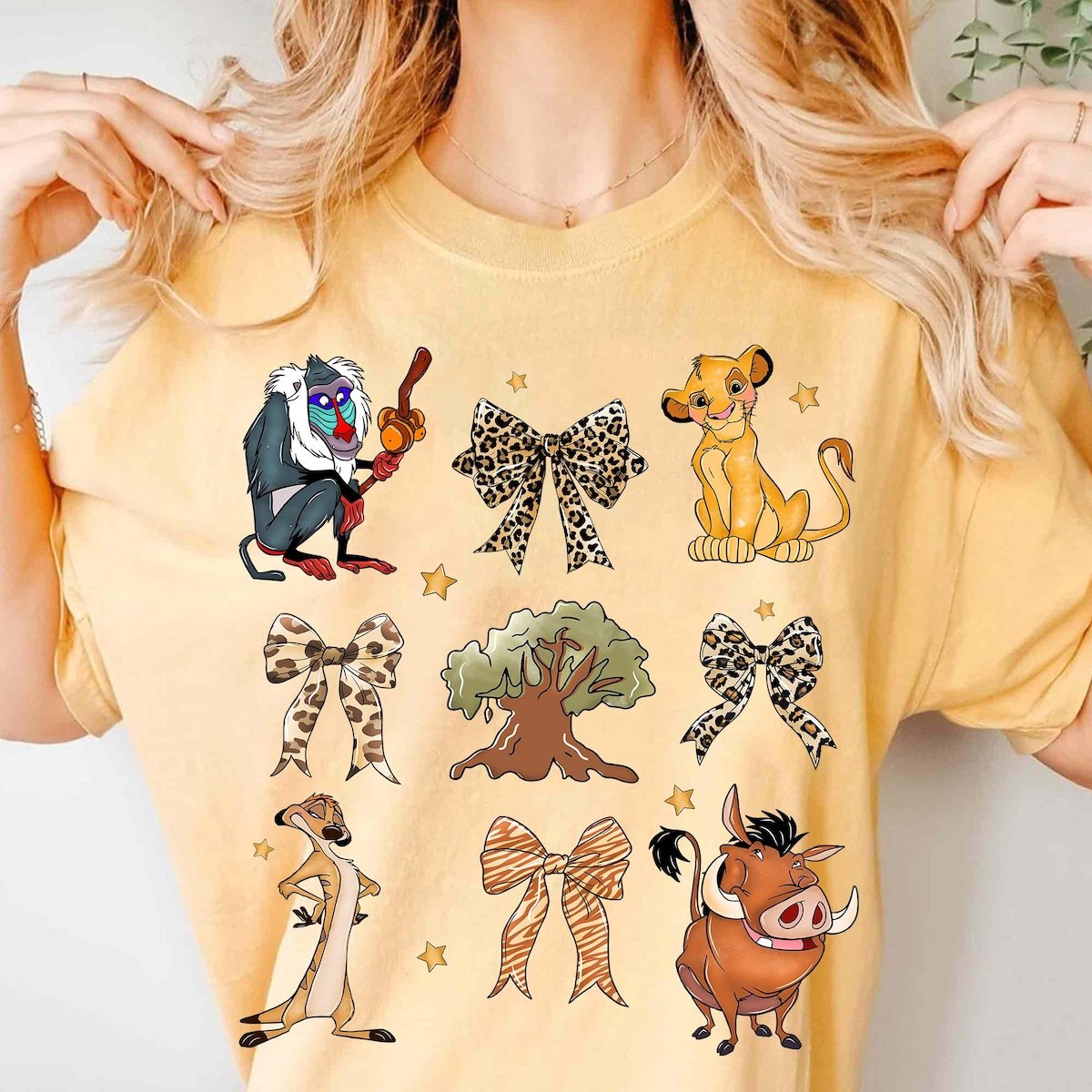 Disney Lion King Safari Shirt Vintage Leopard Print Tee 2025