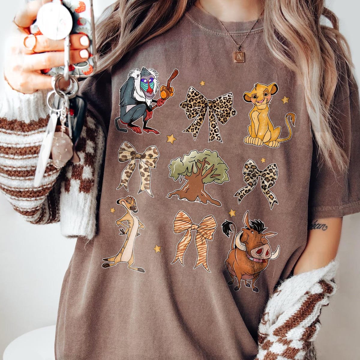 Disney Lion King Safari Shirt Vintage Leopard Print Tee 2025