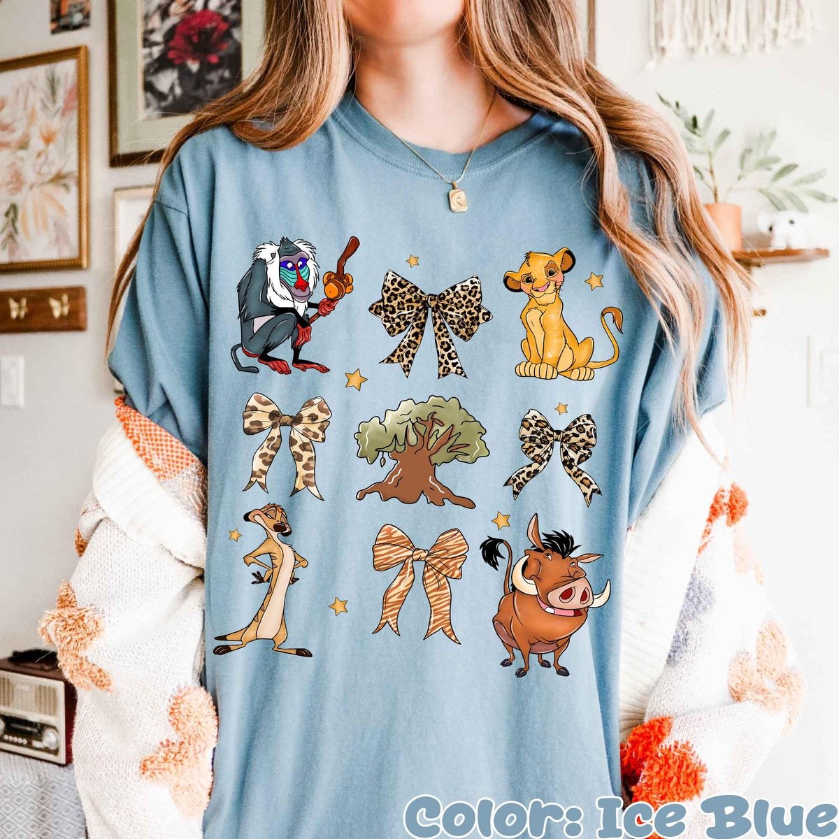 Disney Lion King Safari Shirt Vintage Leopard Print Tee 2025