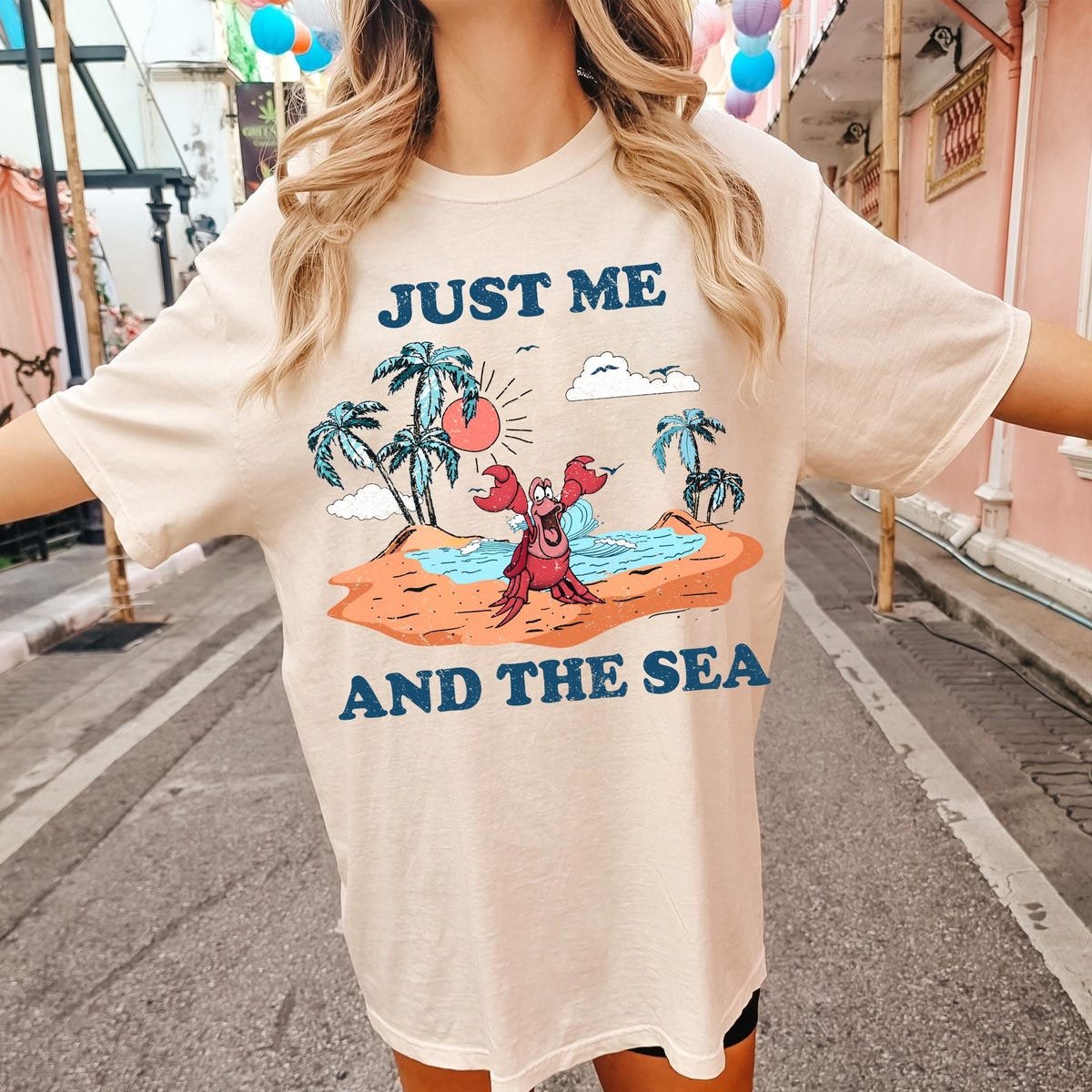 Disney Little Mermaid Shirt Ocean Vibes Summer Tee