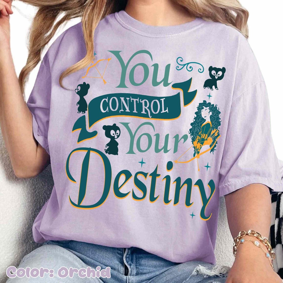 Disney Merida Brave Shirt Vintage Princess Tee for Matching Outfits
