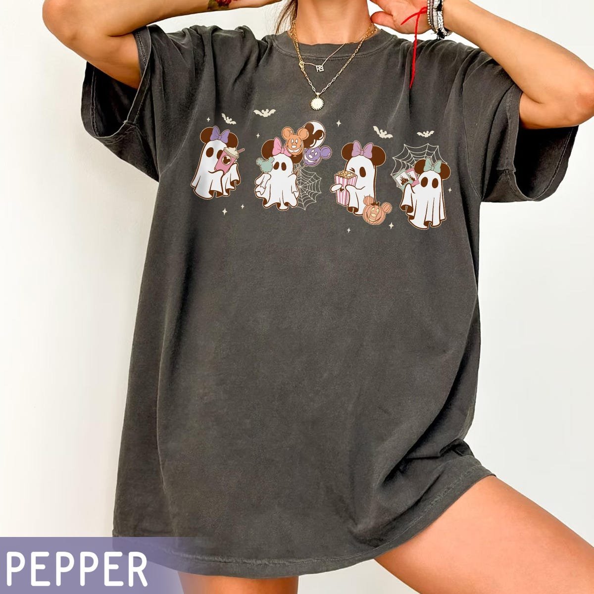 Disney Minnie Ghost Halloween Shirt for Spooky Season 2025