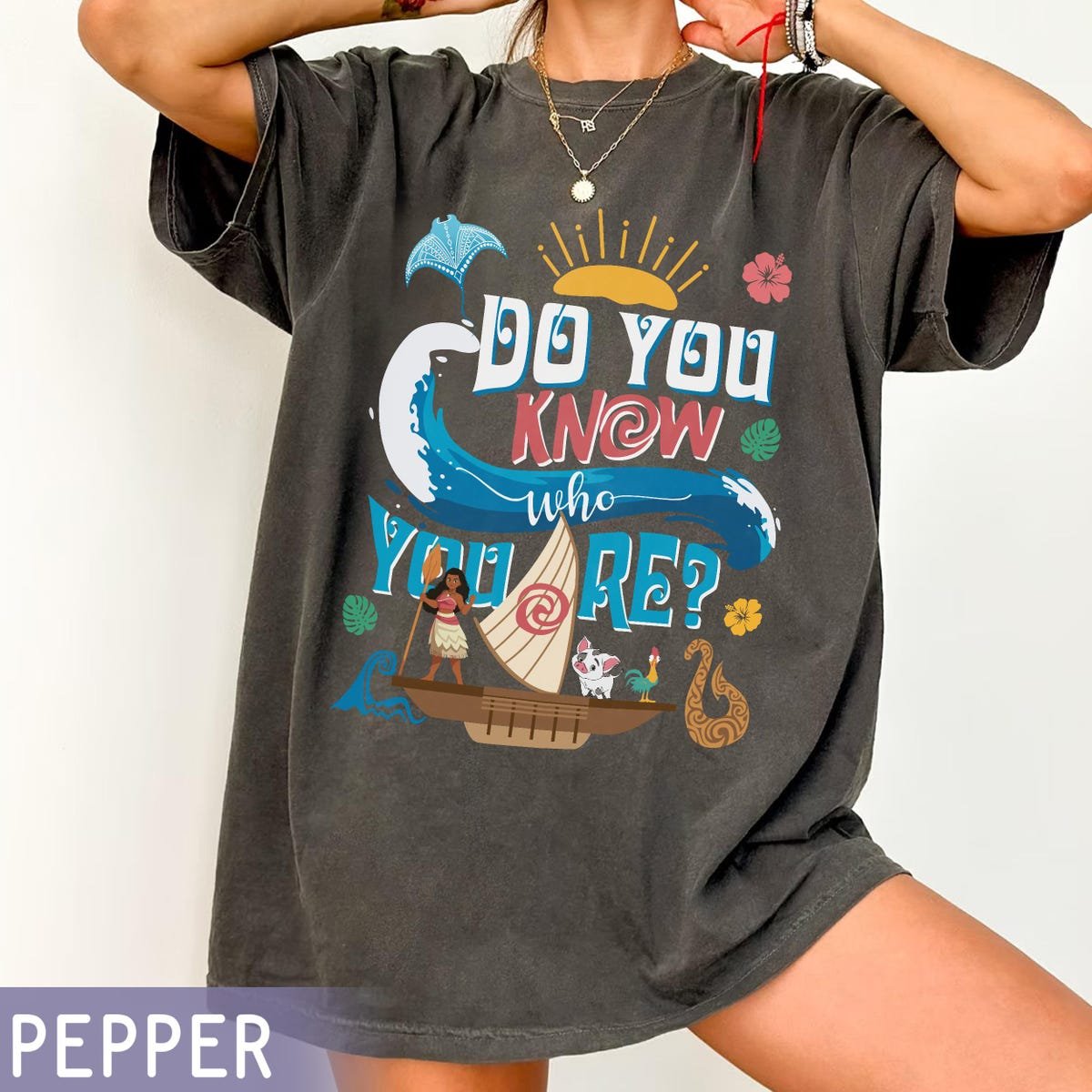 Disney Moana Princess Shirt Heart of Te Fiti Tee Disneyland Outfit