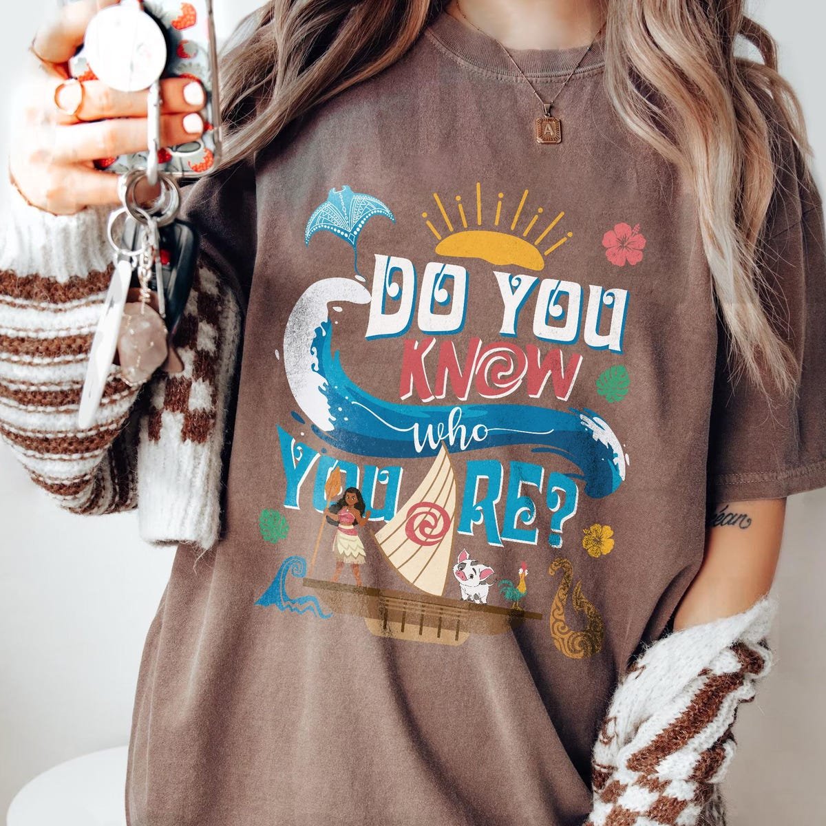 Disney Moana Princess Shirt Heart of Te Fiti Tee Disneyland Outfit
