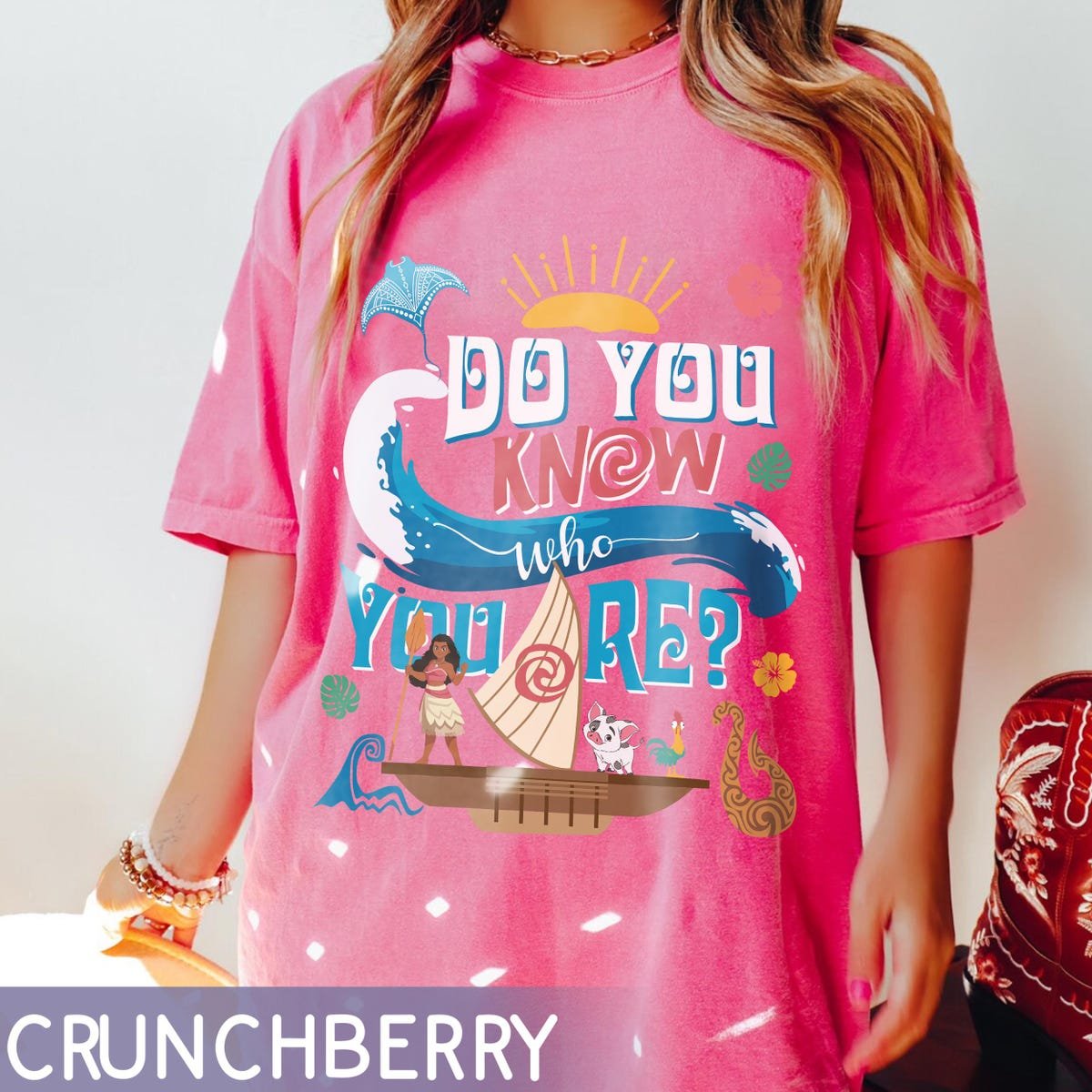 Disney Moana Princess Shirt Heart of Te Fiti Tee Disneyland Outfit