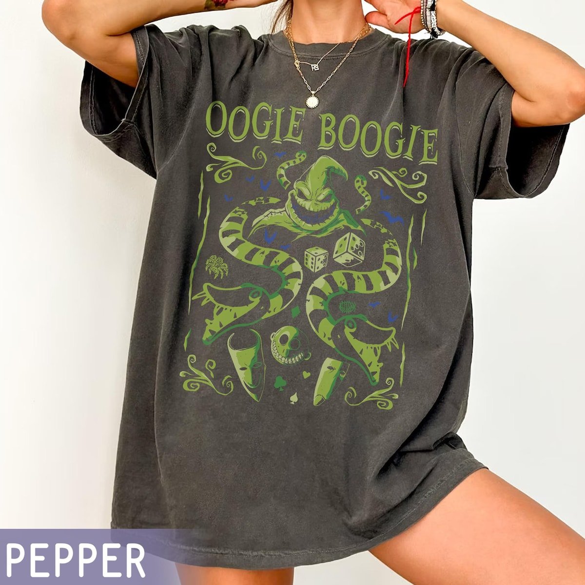 Disney Oogie Boogie Halloween Shirt Nightmare Before Christmas Tee