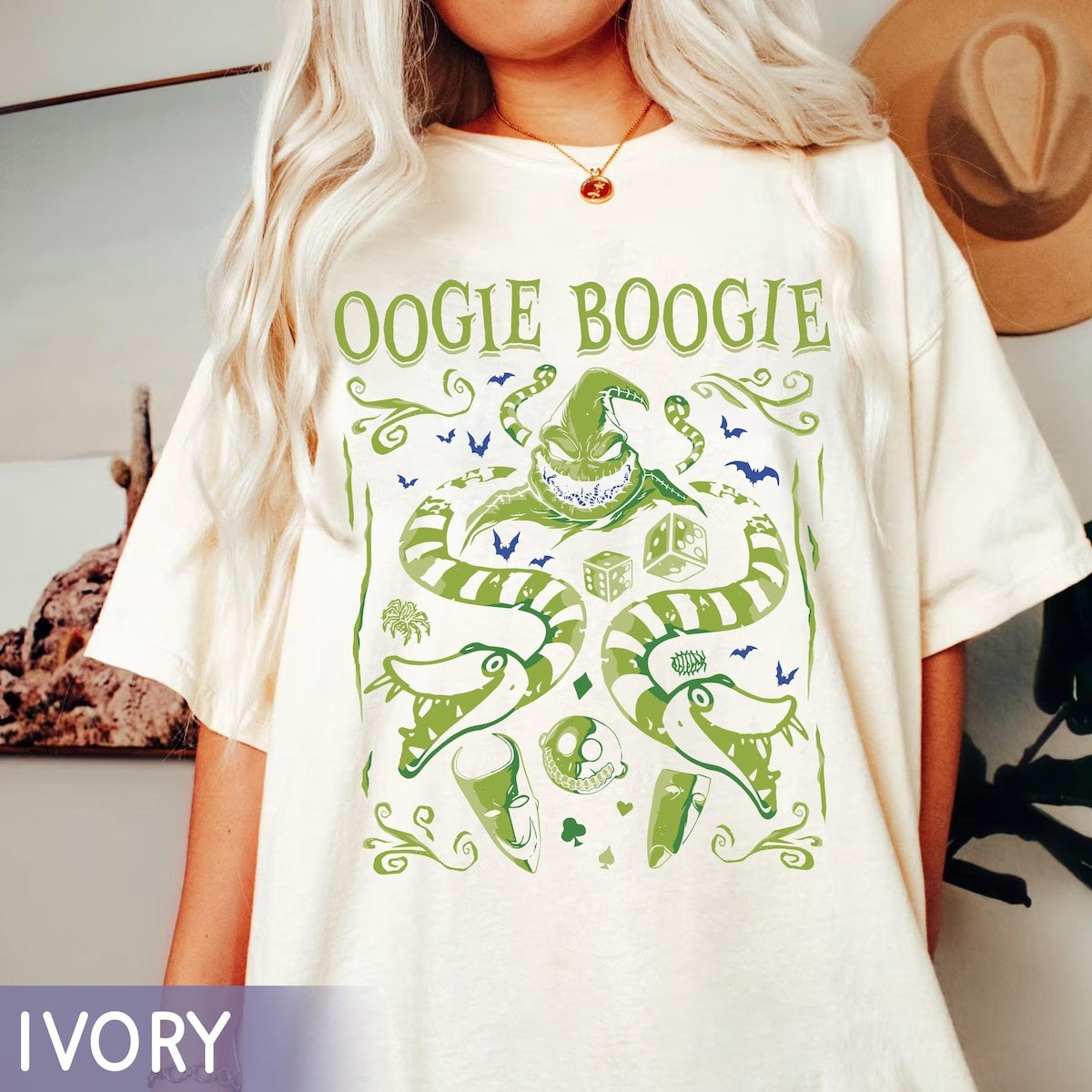 Disney Oogie Boogie Halloween Shirt Nightmare Before Christmas Tee