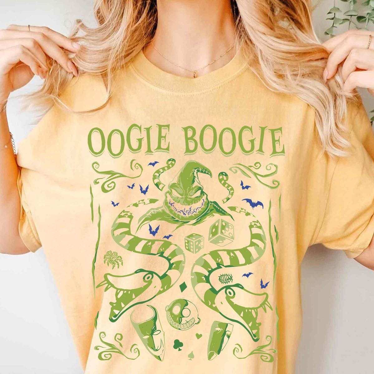 Disney Oogie Boogie Halloween Shirt Nightmare Before Christmas Tee