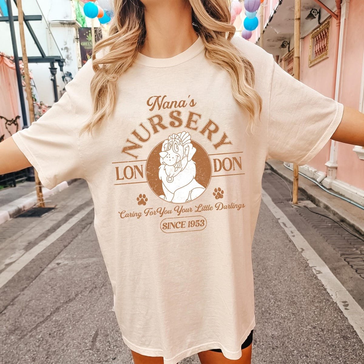 Disney Peter Pan Nana Shirt Nursery Tee for Family Trips 2025