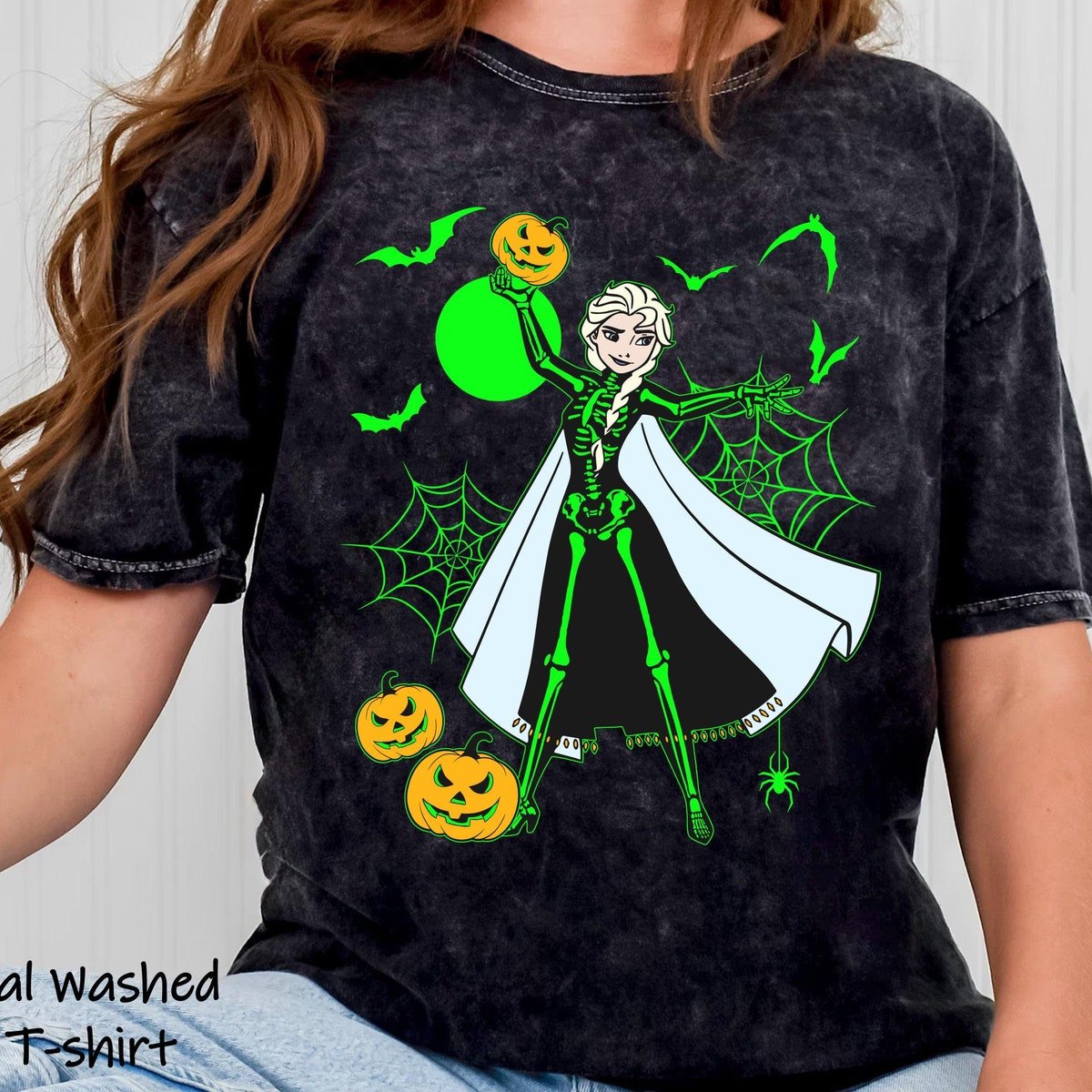 Disney Princess Skeleton Halloween Shirt Mickey's Not So Scary Party