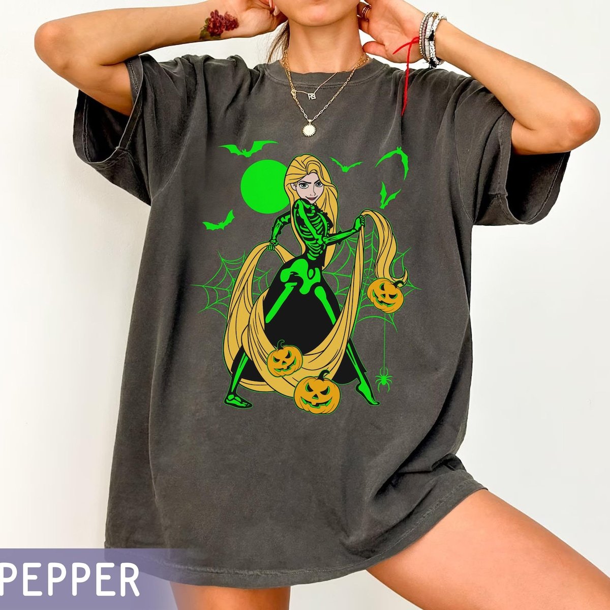Disney Princess Skeleton Halloween Shirt Mickey's Not So Scary Party