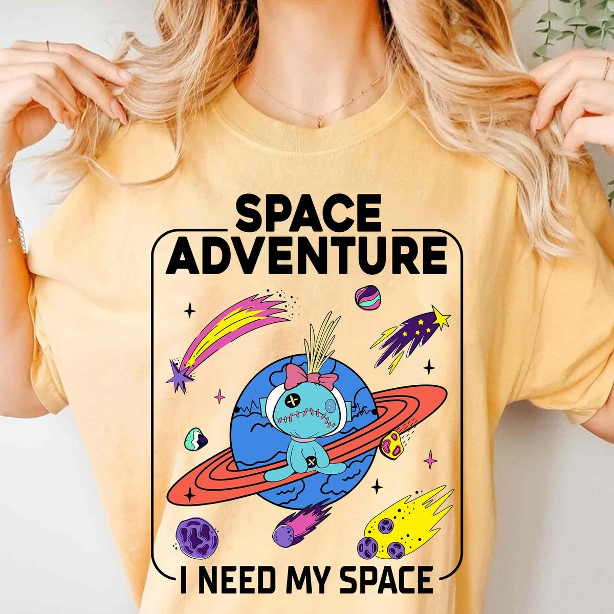 Disney Stitch Space Adventure Shirt Cute Galaxy Tee for Family Trips
