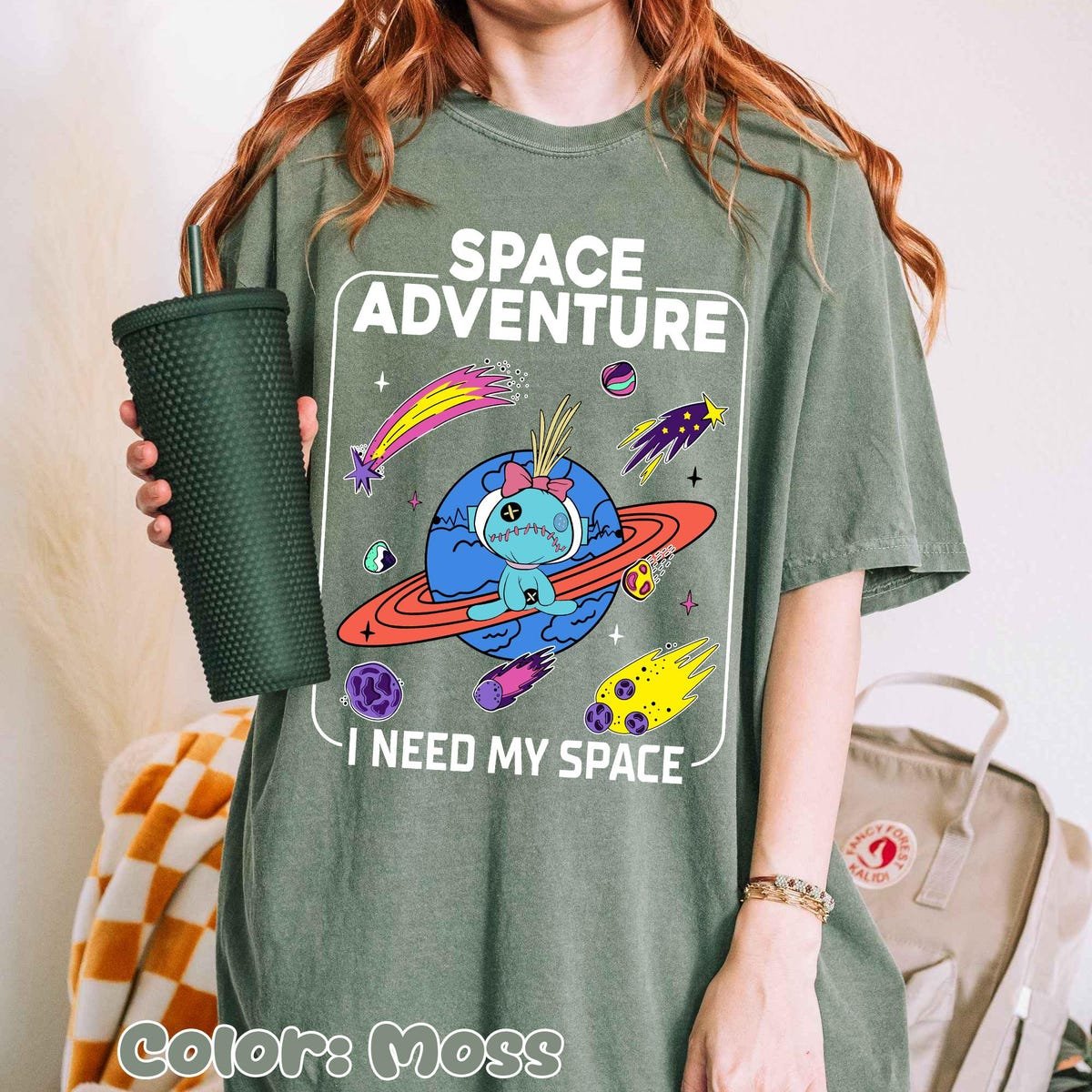 Disney Stitch Space Adventure Shirt Cute Galaxy Tee for Family Trips