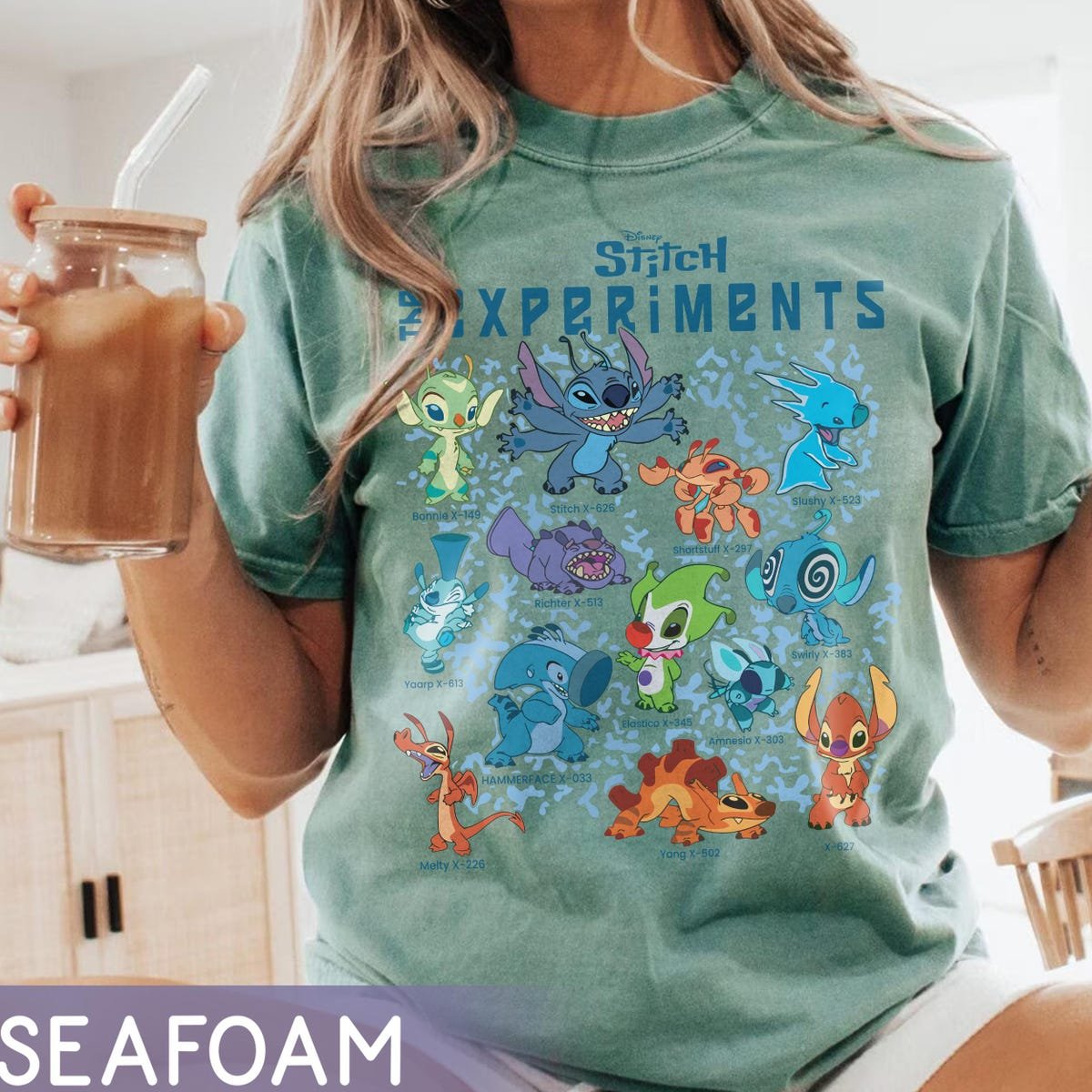 Disney Stitch The Experiments Shirt Lilo And Stitch Character Tee 2025