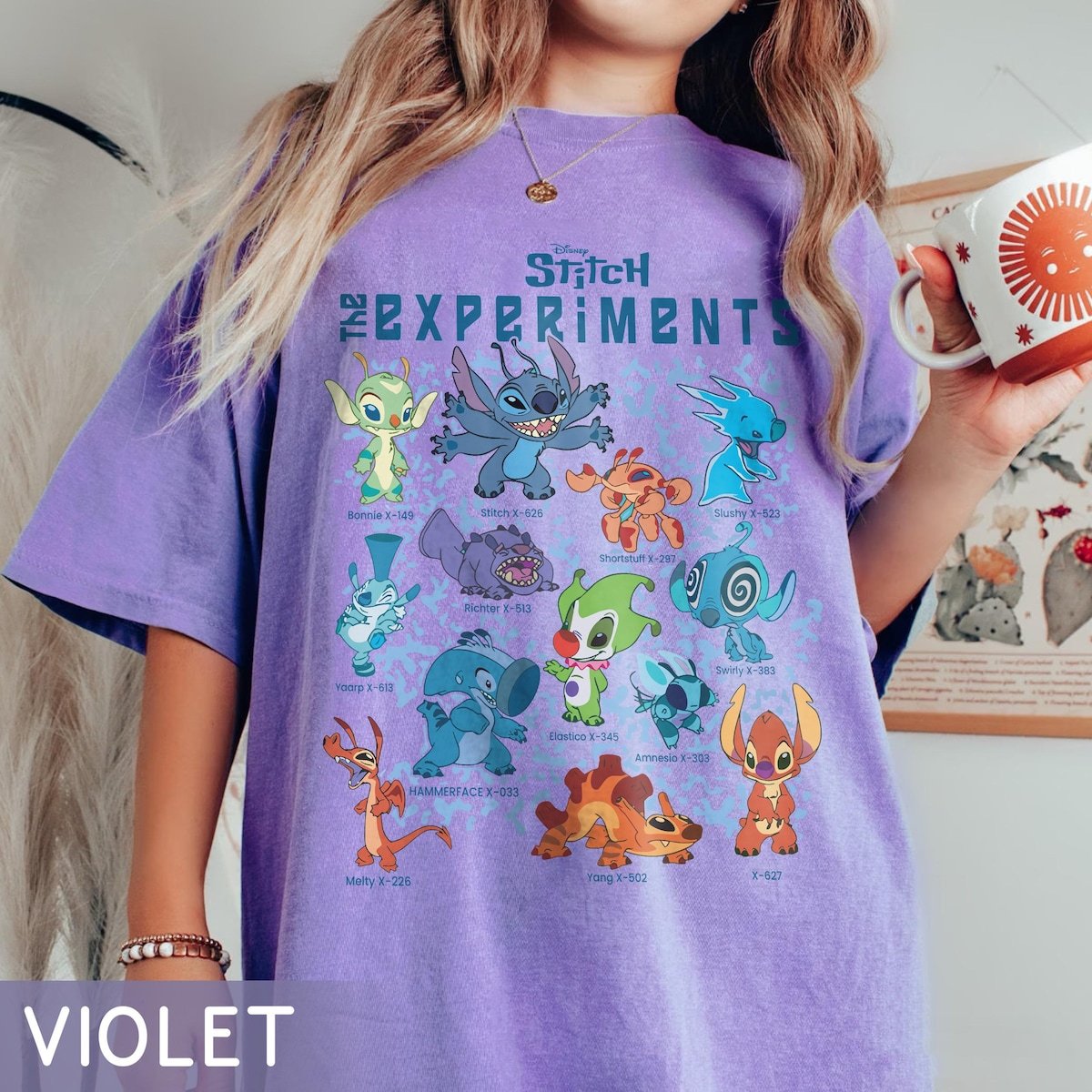Disney Stitch The Experiments Shirt Lilo And Stitch Character Tee 2025