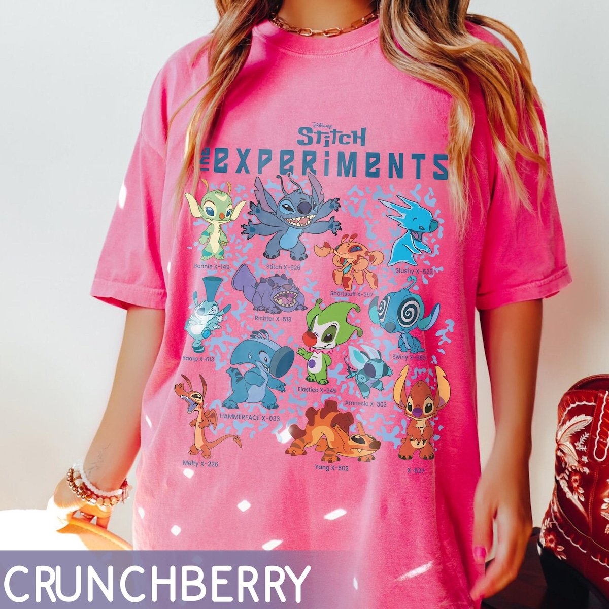 Disney Stitch The Experiments Shirt Lilo And Stitch Character Tee 2025