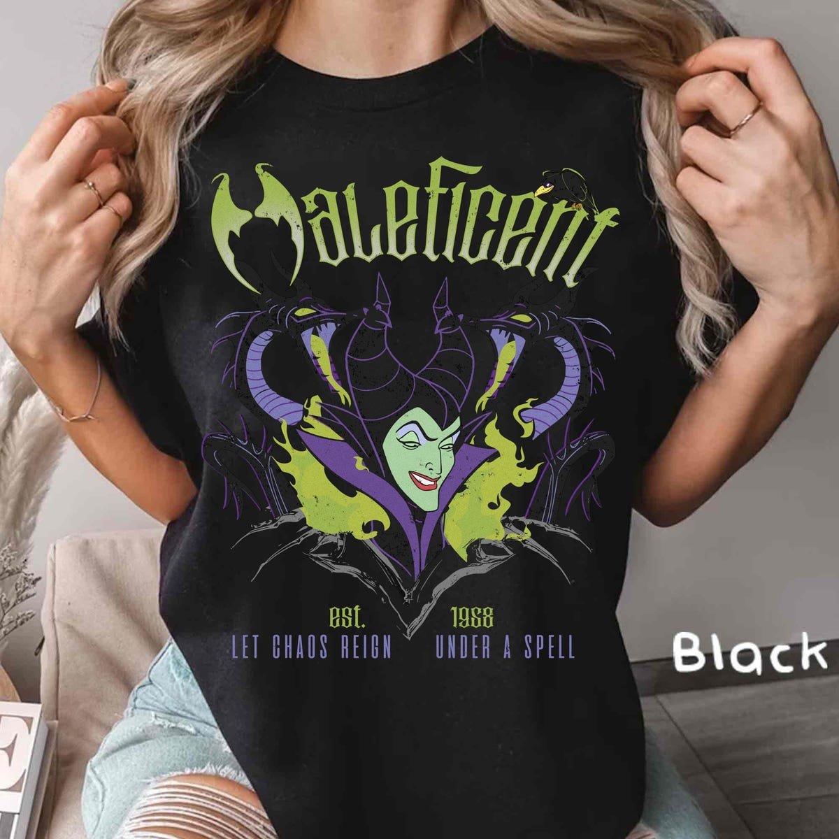 Disney Villains Maleficent Shirt Sleeping Beauty Portrait Tee