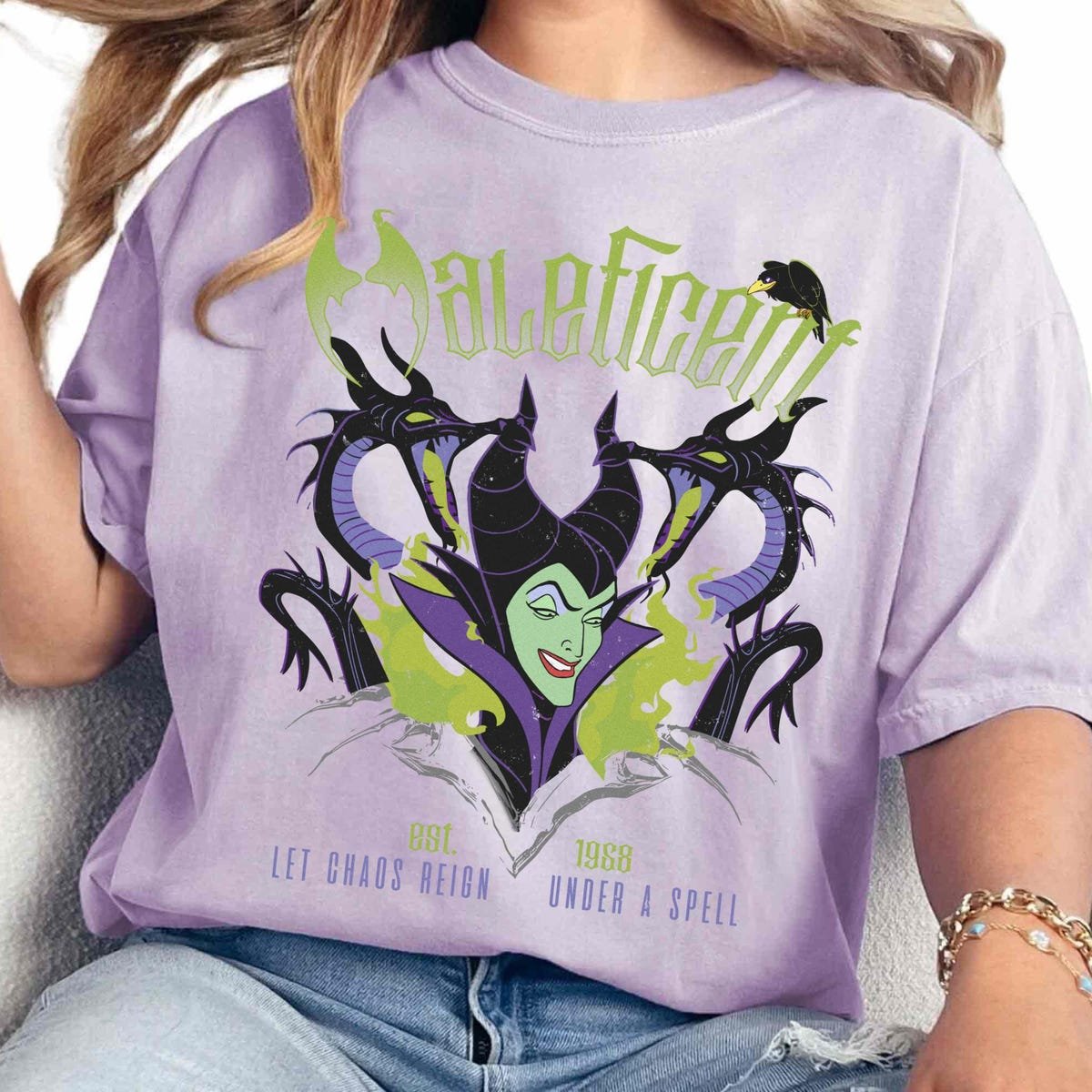 Disney Villains Maleficent Shirt Sleeping Beauty Portrait Tee