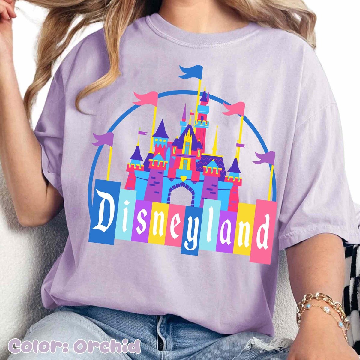 Disneyland Castle Shirt Retro Graphic Vintage Tee 1955-2025 Family Trip