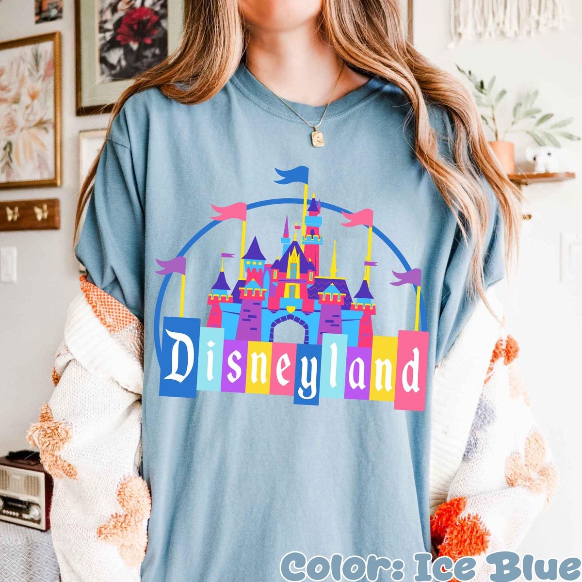 Disneyland Castle Shirt Retro Graphic Vintage Tee 1955-2025 Family Trip