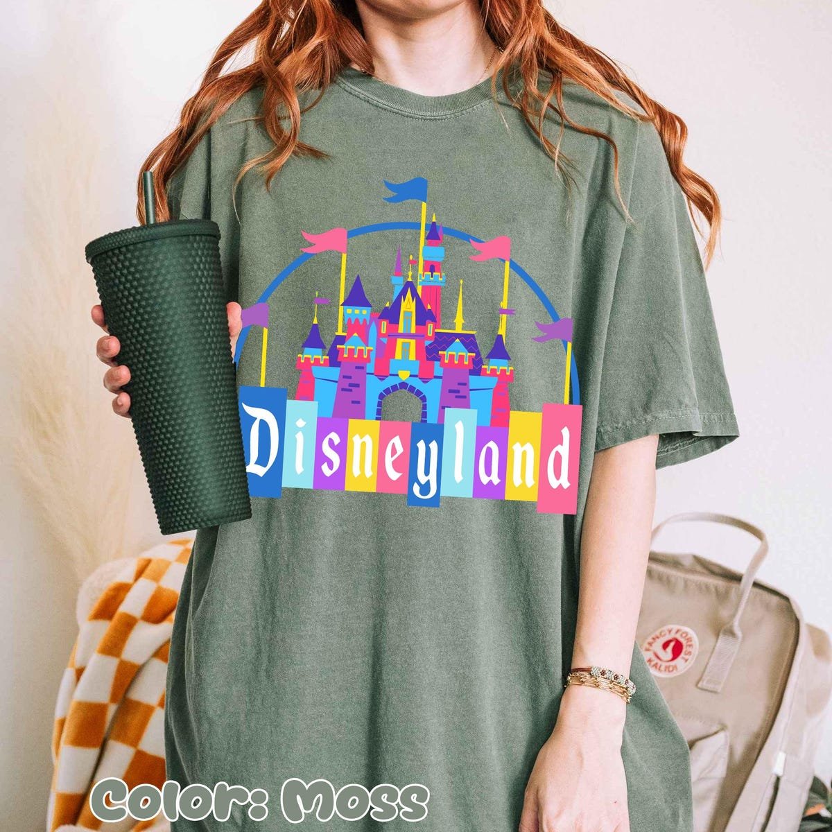 Disneyland Castle Shirt Retro Graphic Vintage Tee 1955-2025 Family Trip