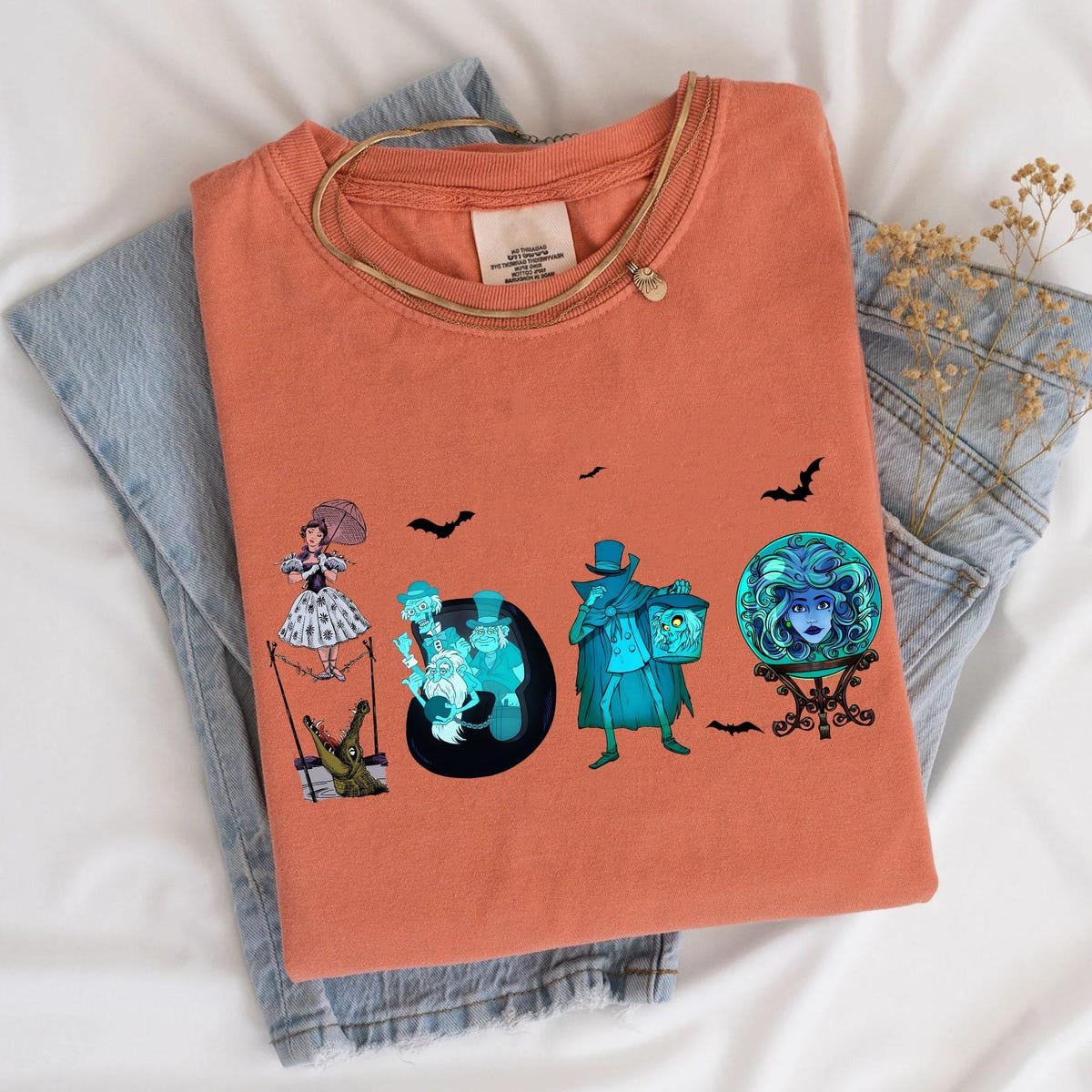 Haunted Mansion Shirt Disney Halloween Tee Grim Grinning Ghosts