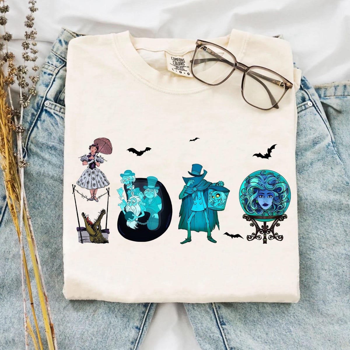 Haunted Mansion Shirt Disney Halloween Tee Grim Grinning Ghosts