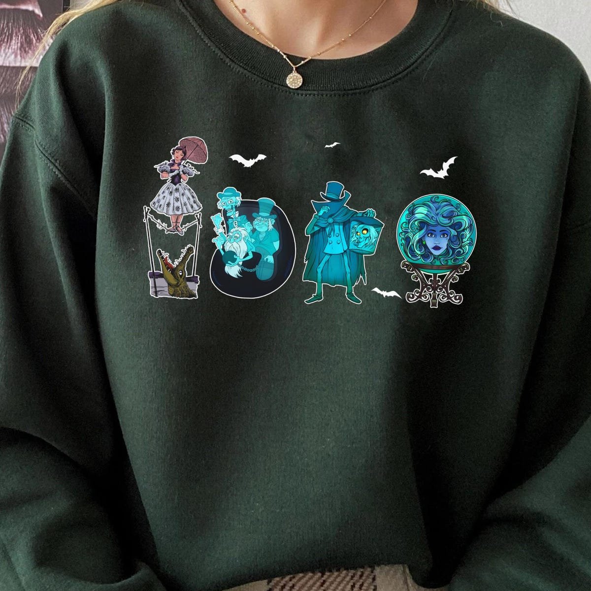 Haunted Mansion Shirt Disney Halloween Tee Grim Grinning Ghosts