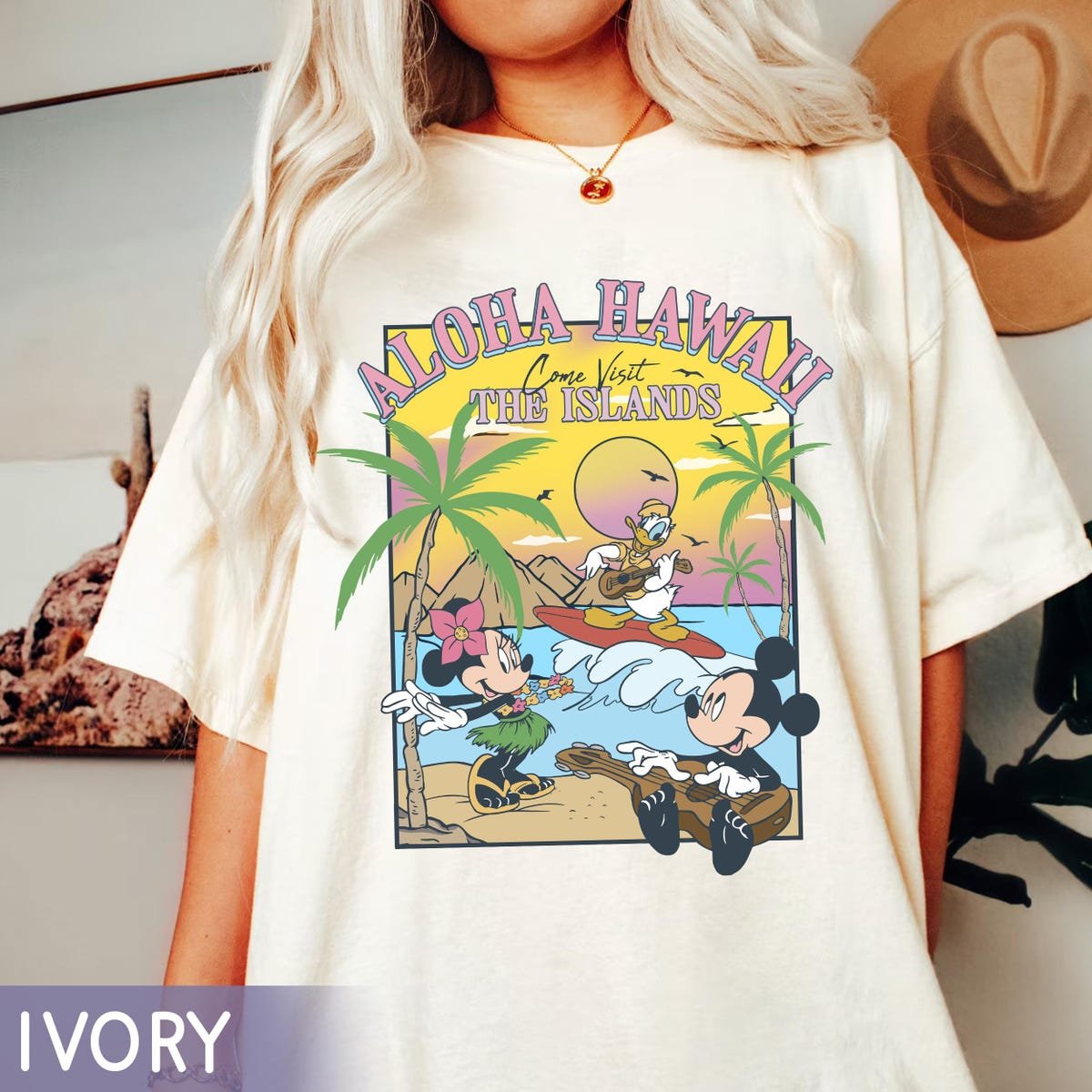Mickey And Friends Hawaii Shirt Vintage Tee Disneyland 2025