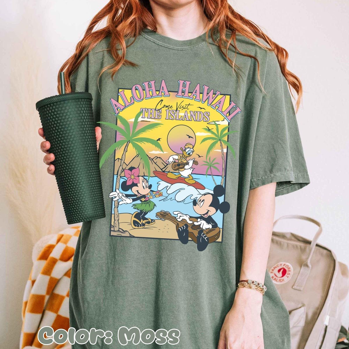 Mickey And Friends Hawaii Shirt Vintage Tee Disneyland 2025