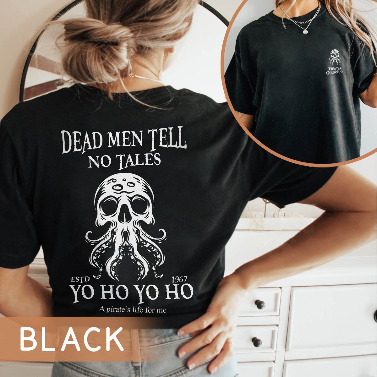 Pirates of the Caribbean Shirt Dead Men Tell No Tales 2024 Trip Tee