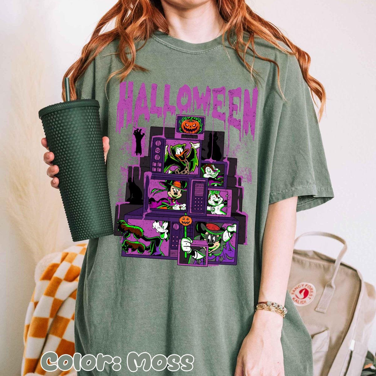 Retro Disney Halloween Tee Mickey & Friends Vintage Spooky Season 2025