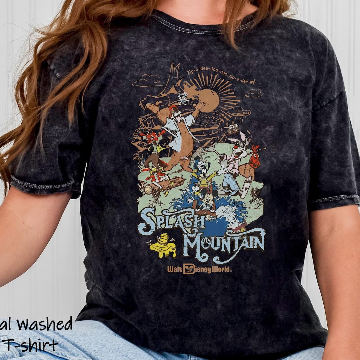 Splash Mountain Disney Shirt Vintage Mickey Friends Tee Magic Kingdom