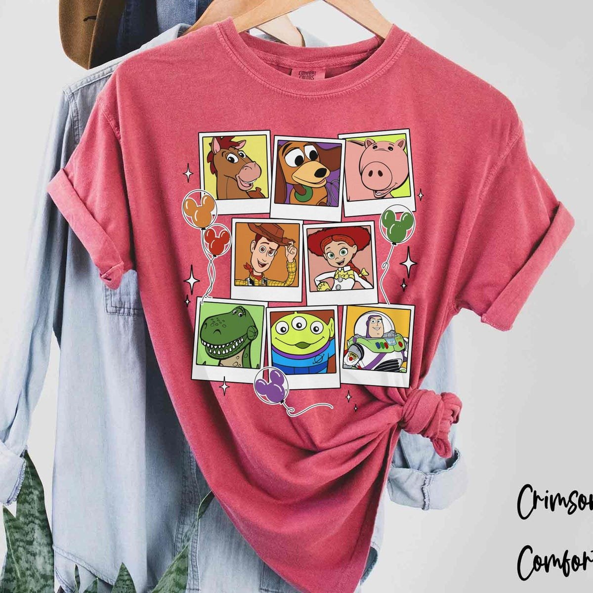 Toy Story Comfort Colors Shirt Buzz Lightyear Woody Disneyland Trip