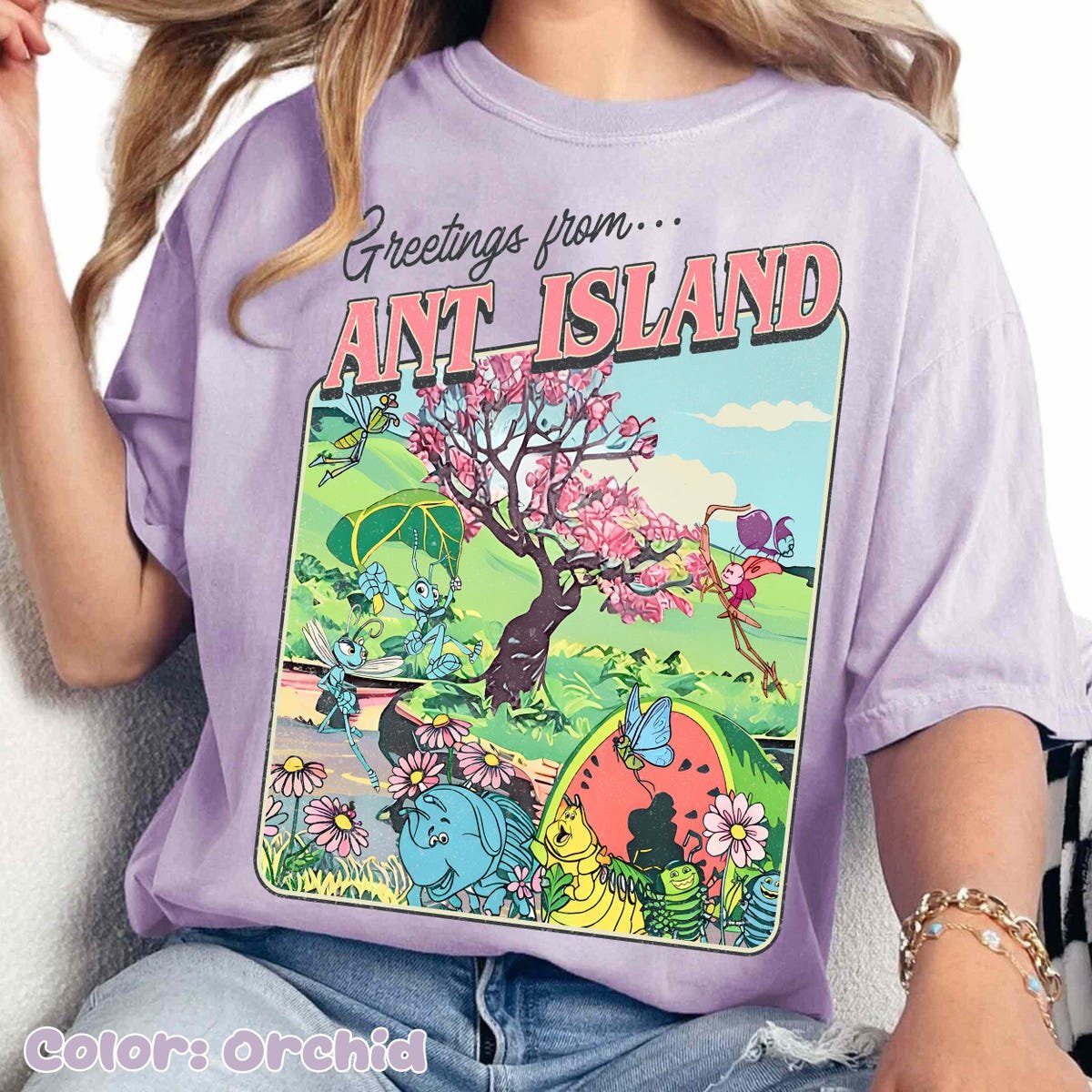 Vintage Disney A Bugs Life Shirt Ant Island Tee Pixar Graphic 2025